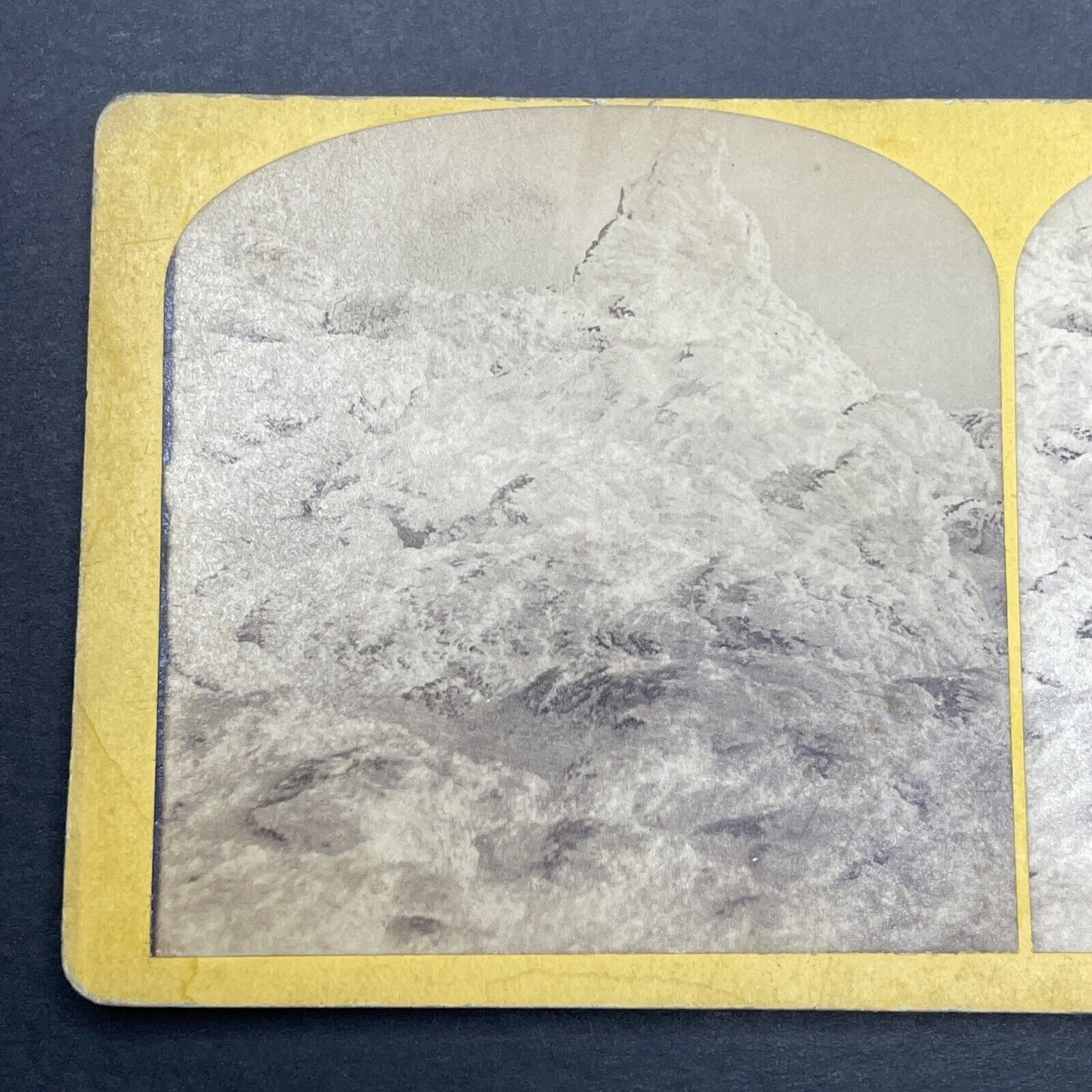 Antique 1870s First Photos Of Mount Washington Stereoview Photo Card P1156