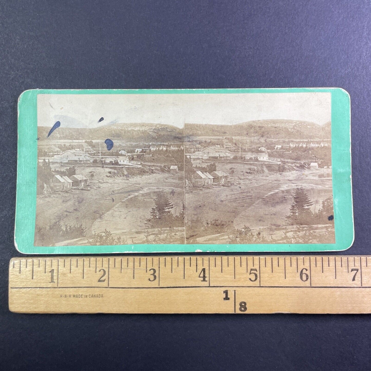 Tadoussac Quebec Canada Stereoview L.P. Vallee Antique c1860s Y1705