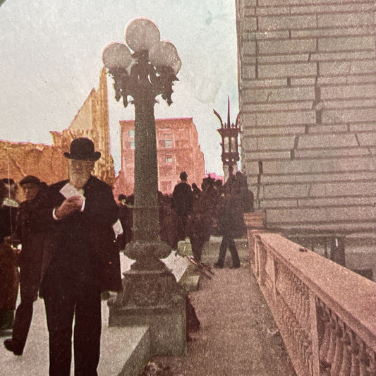 Antique 1910s San Francisco Earthquake Post Office Stereoview Photo Card 2300-20