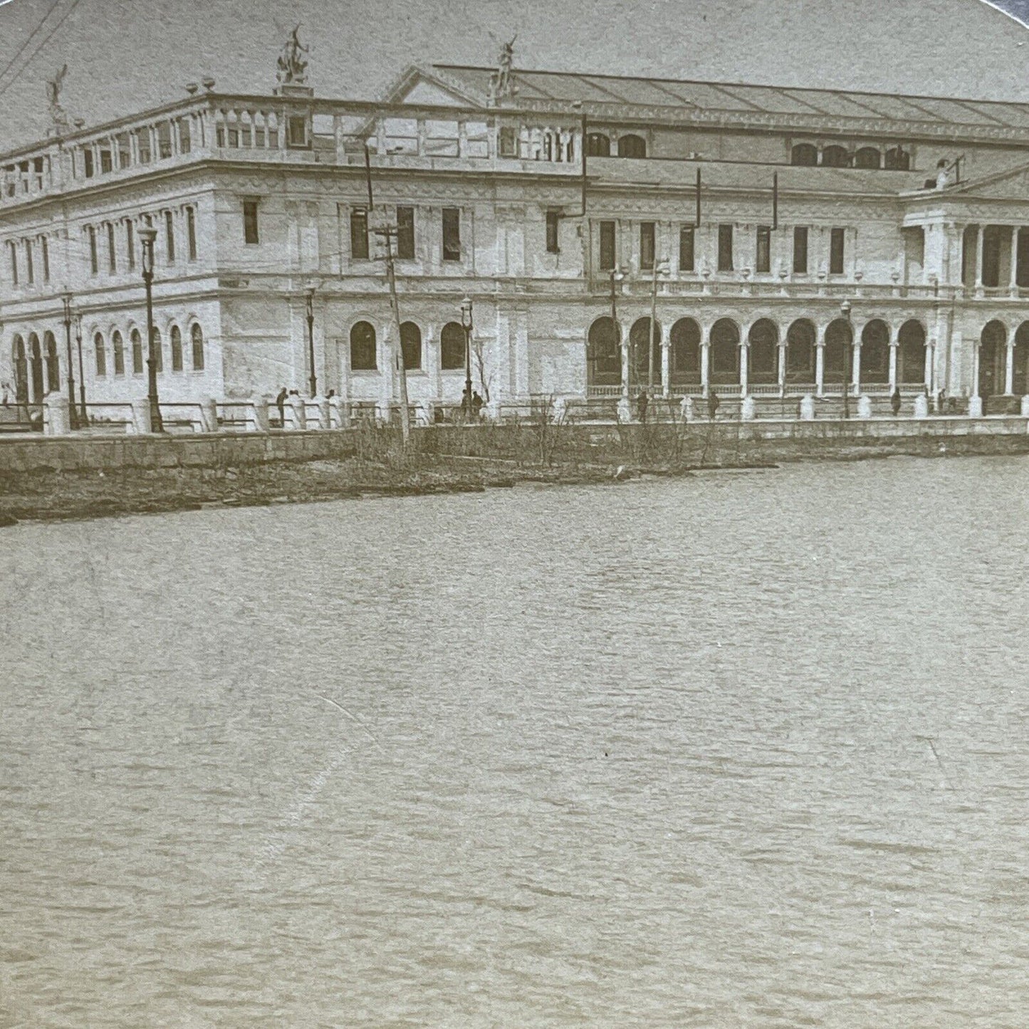 Antique 1883 Columbian Exposition Chicago Illinois Stereoview Photo Card P1846