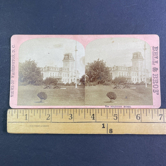 Scott Hall Washington DC Stereoview Soldier's Home Antique c1871 X3144