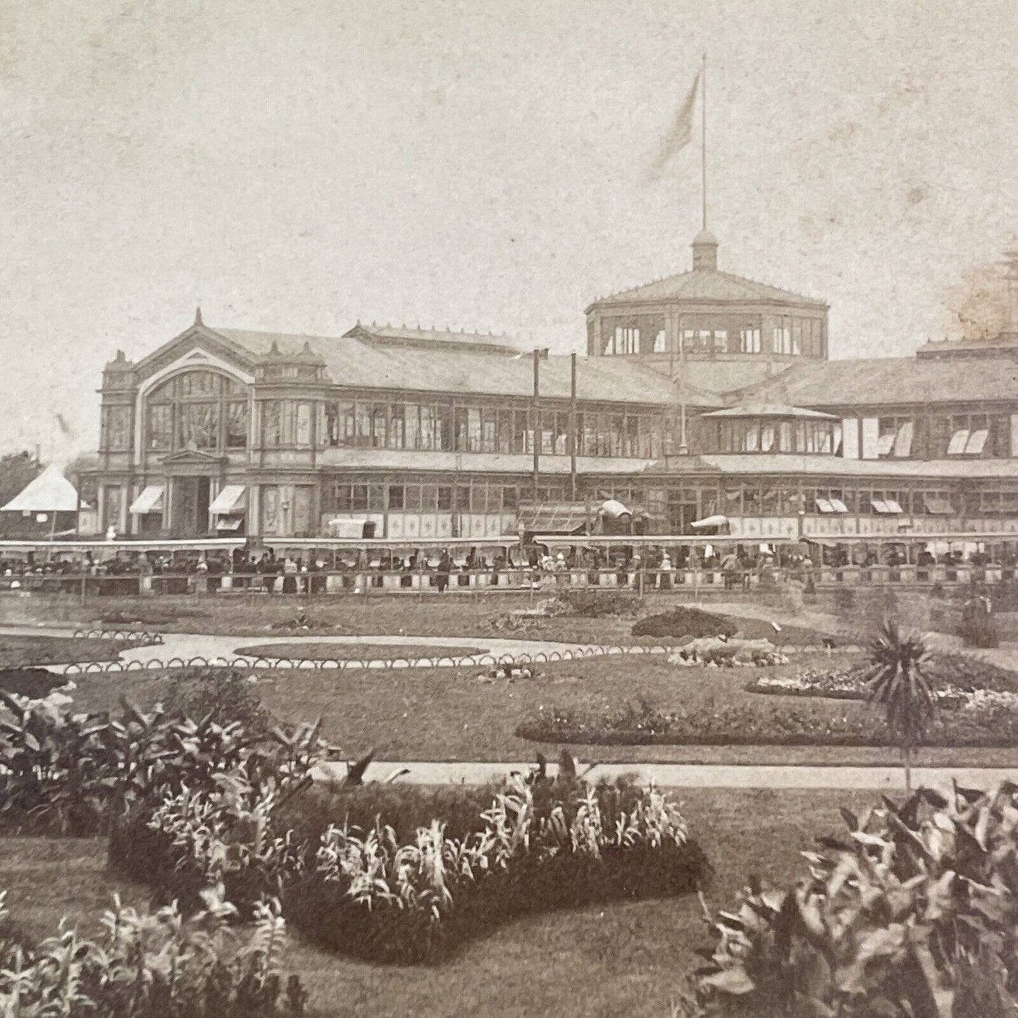 Government Building Philadelphia Stereoview Edward L Wilson Antique c1876 X1876