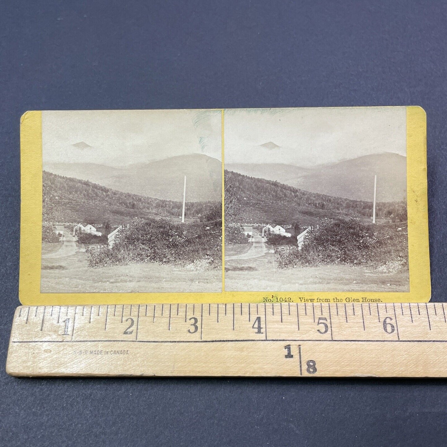 Antique 1870s The Glen House Farm New Hampshire Stereoview Photo Card V2017