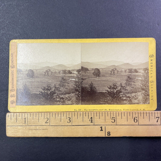 North Conway New Hampshire Stereoview Photo NW Pease Antique 1874 X871