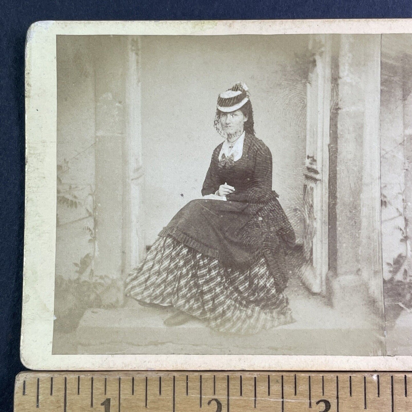 Princess Helena of the United Kingdom Stereoview Riding Wear Antique c1870 X1547