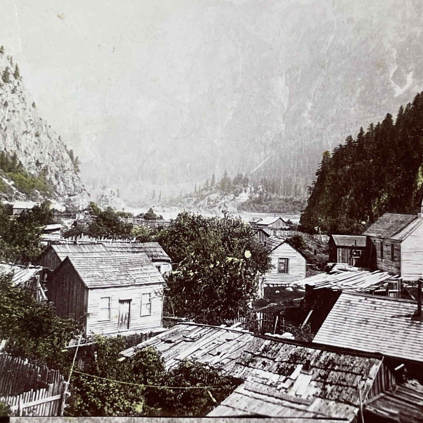 Yale First Nation British Columbia Canada Stereoview CPR Rail Views c1899 Y2109