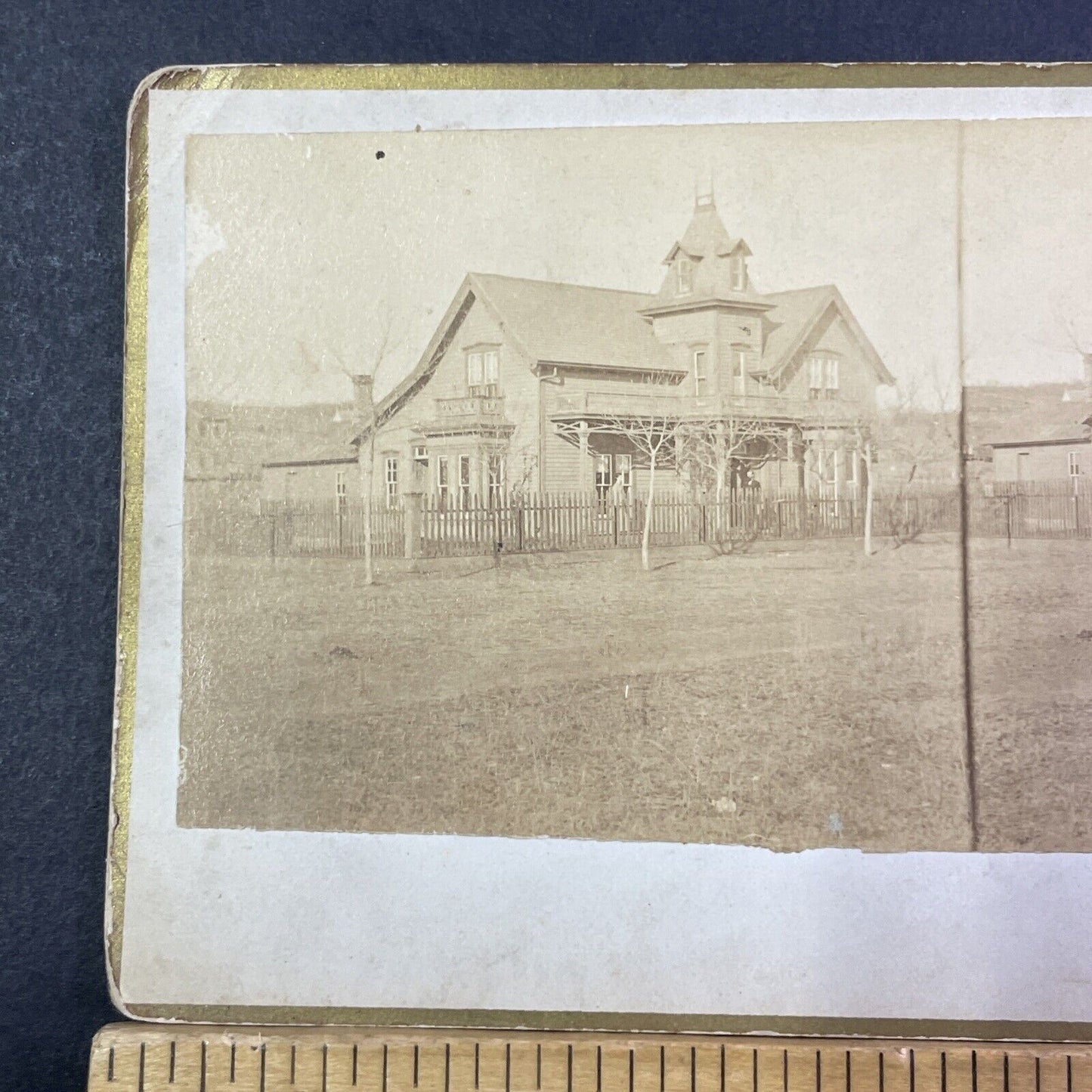 J.C. Williams Homestead Stereoview LaGrange Georgia Antique c1870 X2566