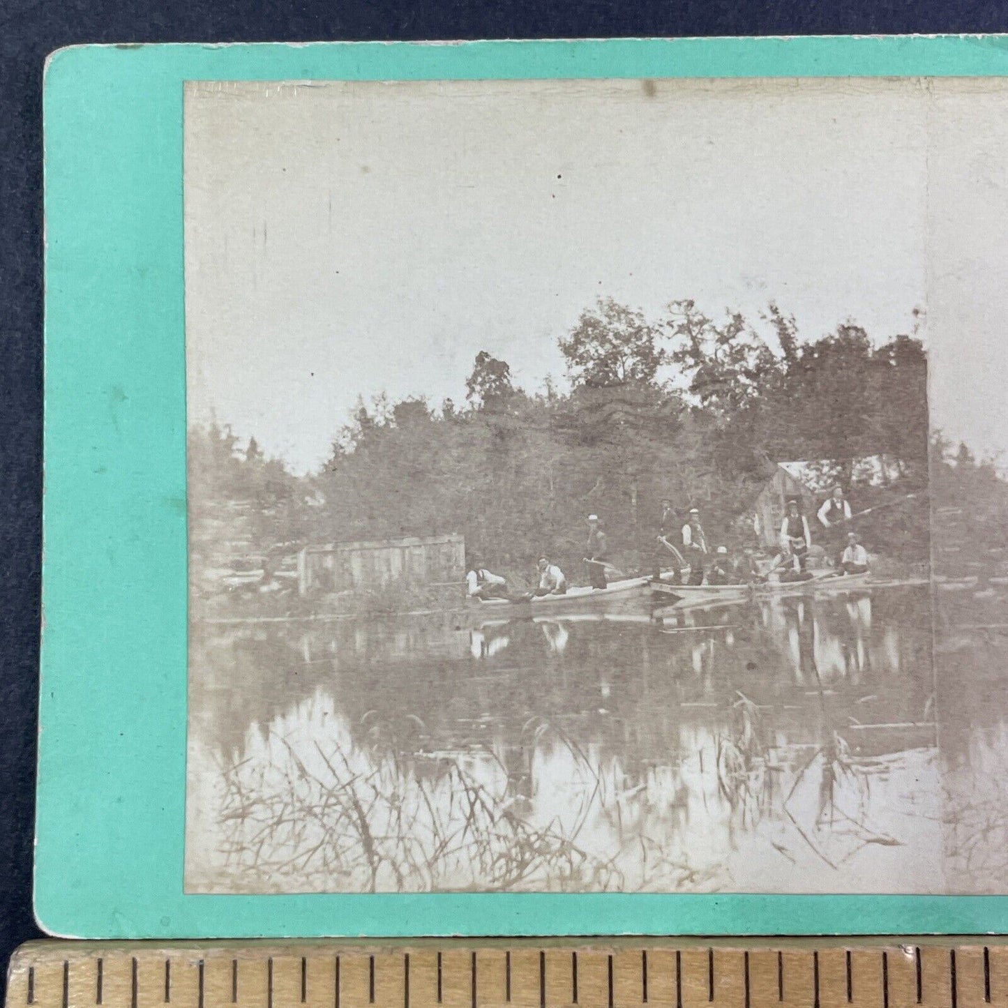 Josiah Whitney Survey Stereoview Sierra Nevada Mountains CA Antique c1860s X3895
