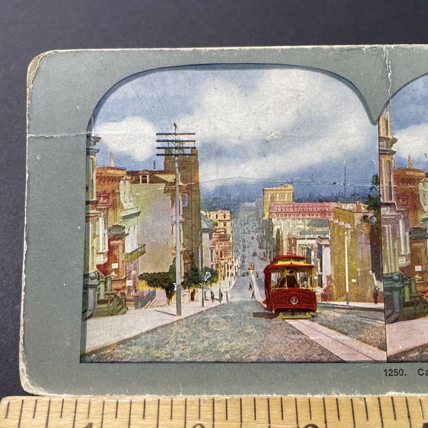 Antique 1890s Knob Hill San Francisco California Stereoview Photo Card P3058