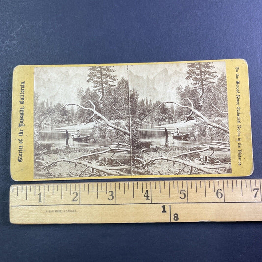 Merced River Yosemite CA Stereoview E&HT Anthony Antique c1870 X3625