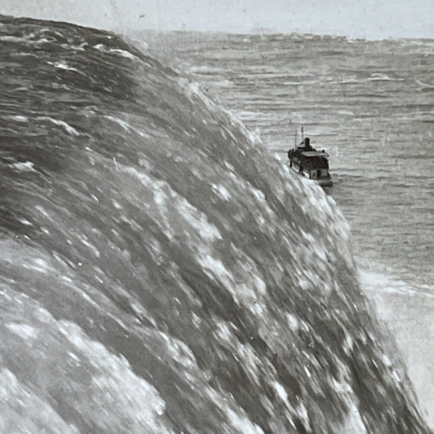 Antique 1910s Maid Of The Mist Niagara Falls NY Stereoview Photo Card P2769