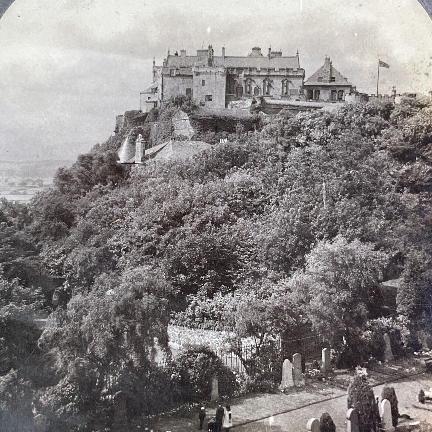 Stirling Castle Scotland Stereoview B.L. Singley Antique c1909 Y2198