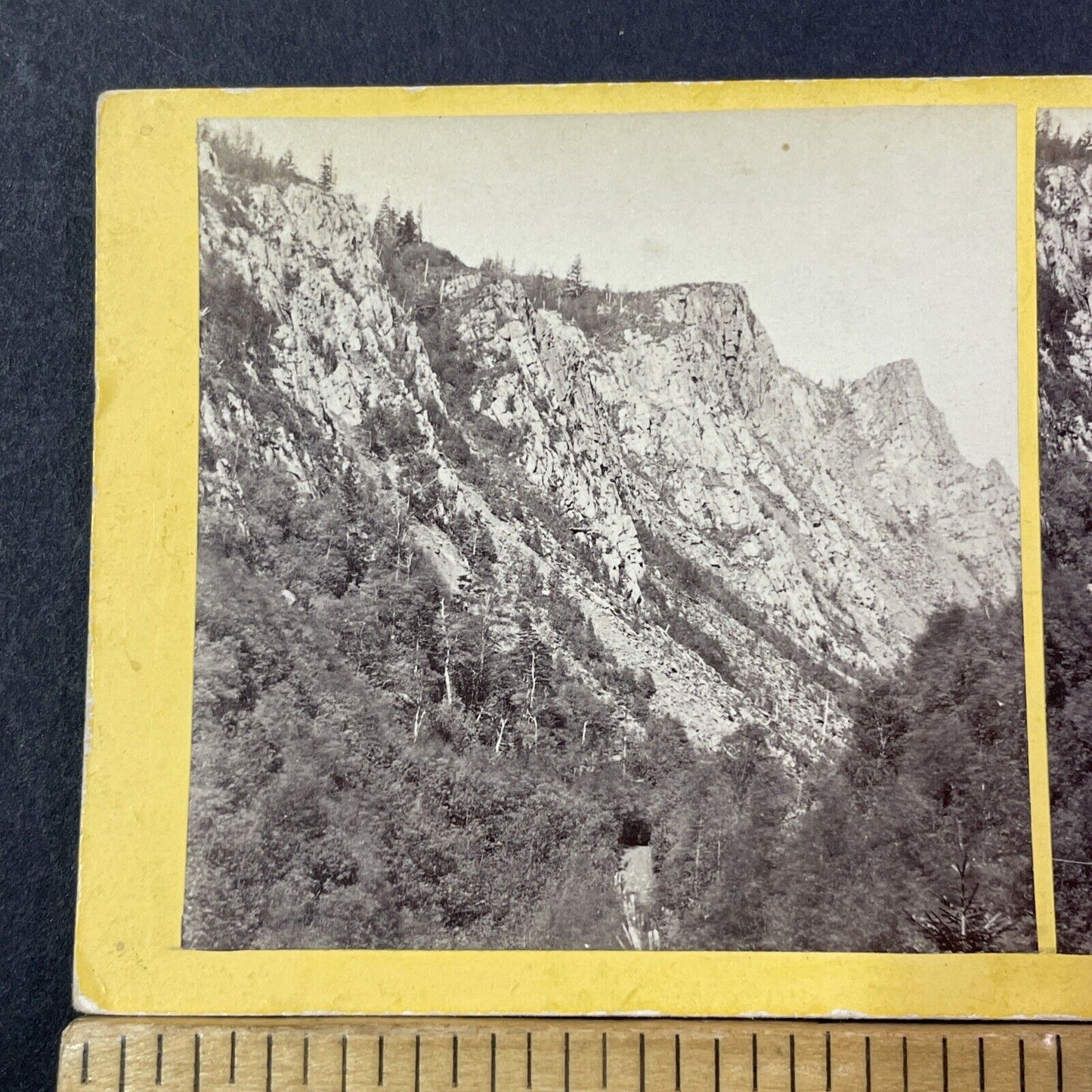 Dixville Notch New Hampshire Stereoview Photo Card Antique 1867 X919