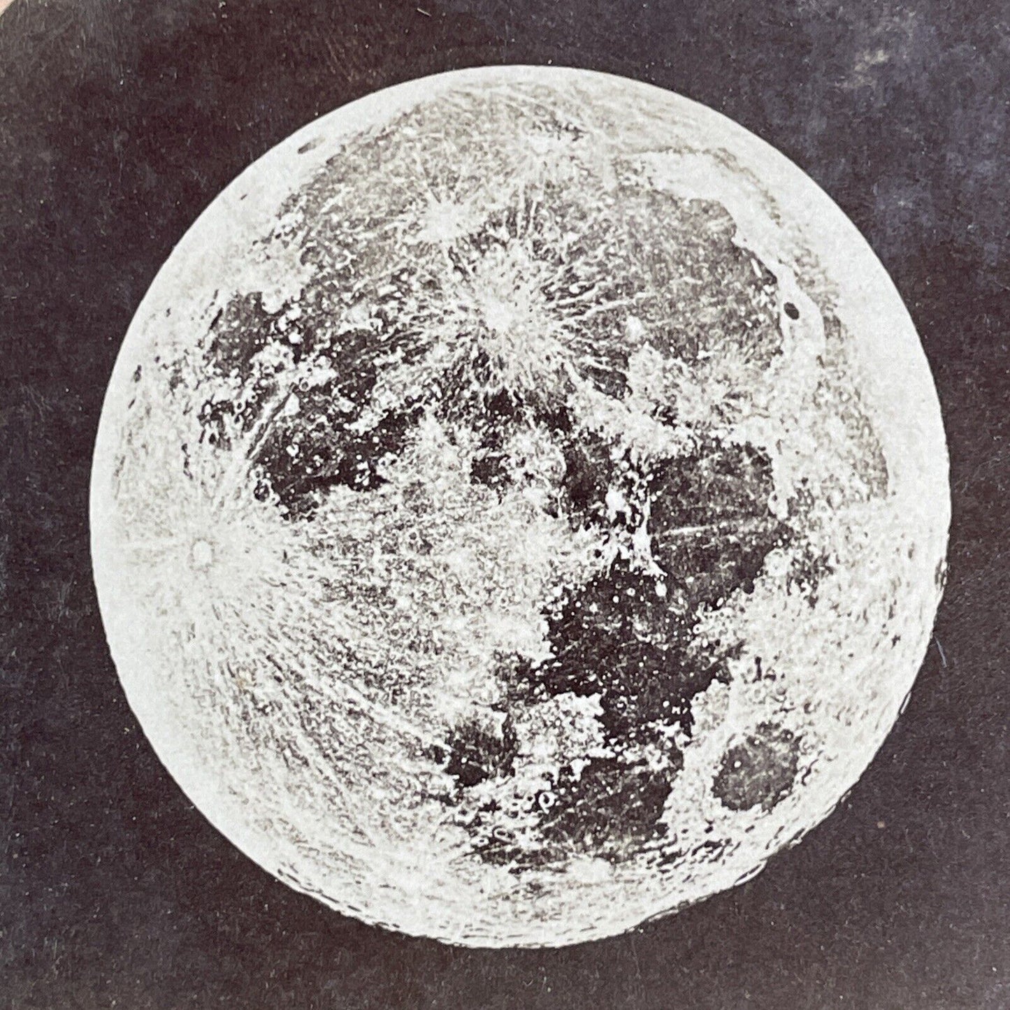 Photo of a Full Moon Stereoview B.W. Kilburn Antique c1891 X3868