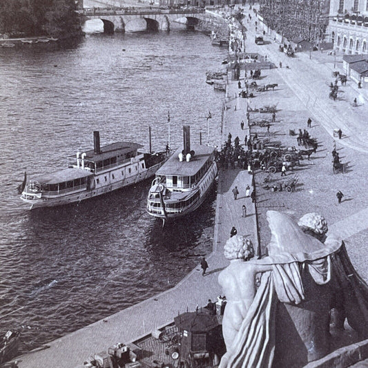 Antique 1900 Norrstrom & Norrbro Stockholm Sweden Stereoview Photo Card P899