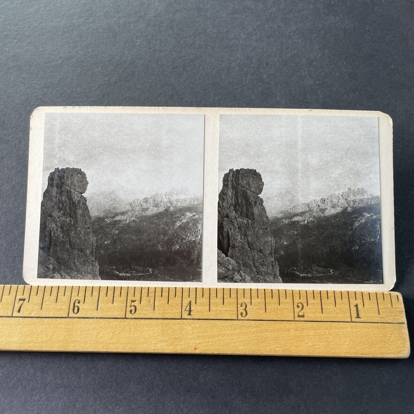 Antique 1925 Mountains In South Tyrol Italy OOAK Stereoview Photo Card P3267