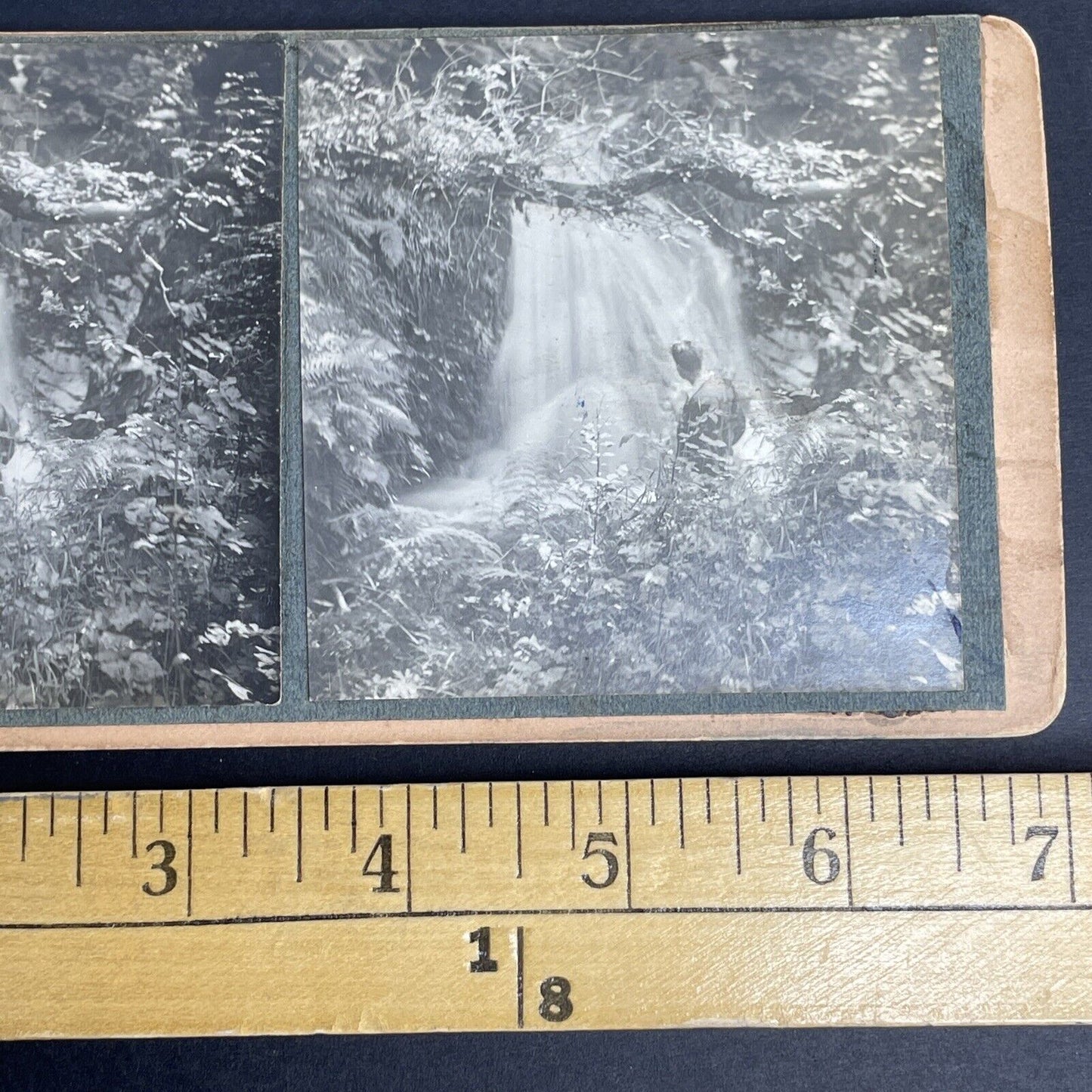 Antique 1894 Canadian Pacific Railway In BC Mountains Stereoview Photo Card P894