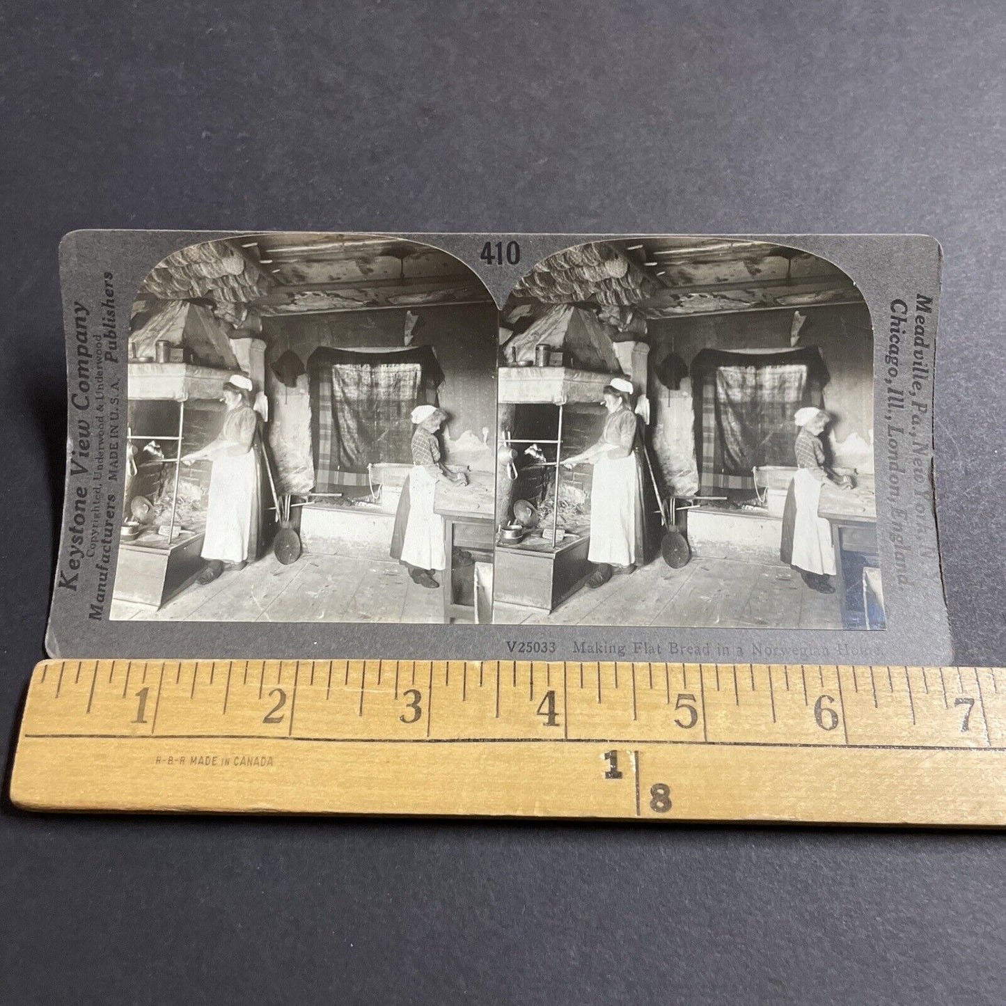 Antique 1910s Traditional Norwegian Women In Norway Stereoview Photo Card P5075