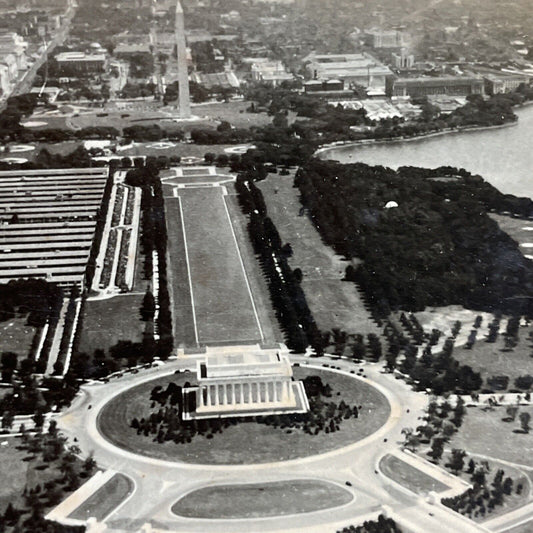 Antique 1920s The Lincoln Memorial Washington DC Stereoview Photo Card P4972