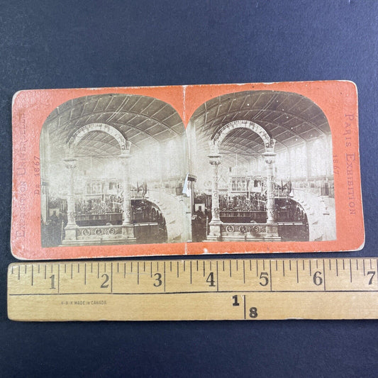 English Industrial Inventions Stereoview Paris Exposition Antique c1867 X4169