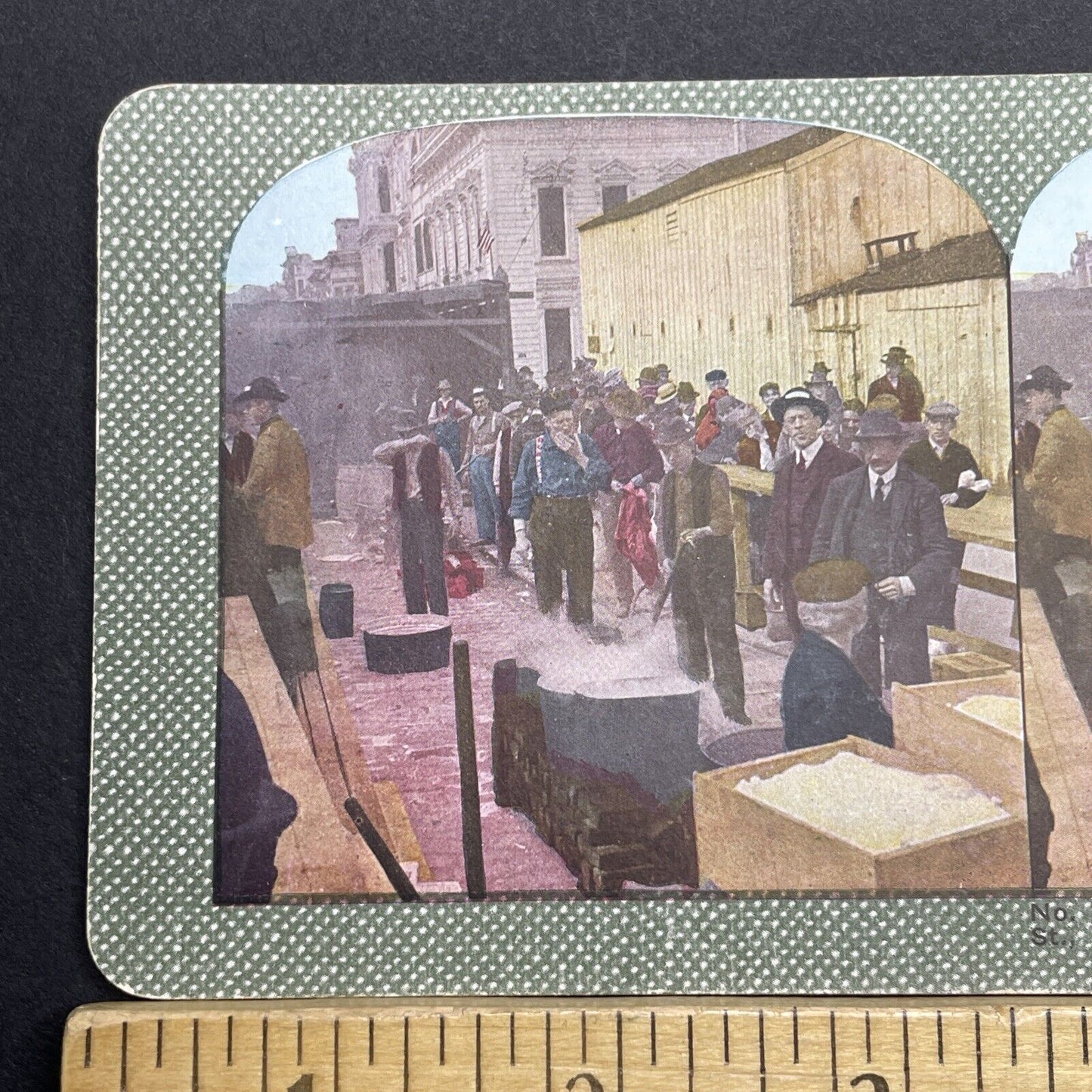 Antique 1910s San Francisco Earthquake Jim Forrest Stereoview Photo Card 2300-48