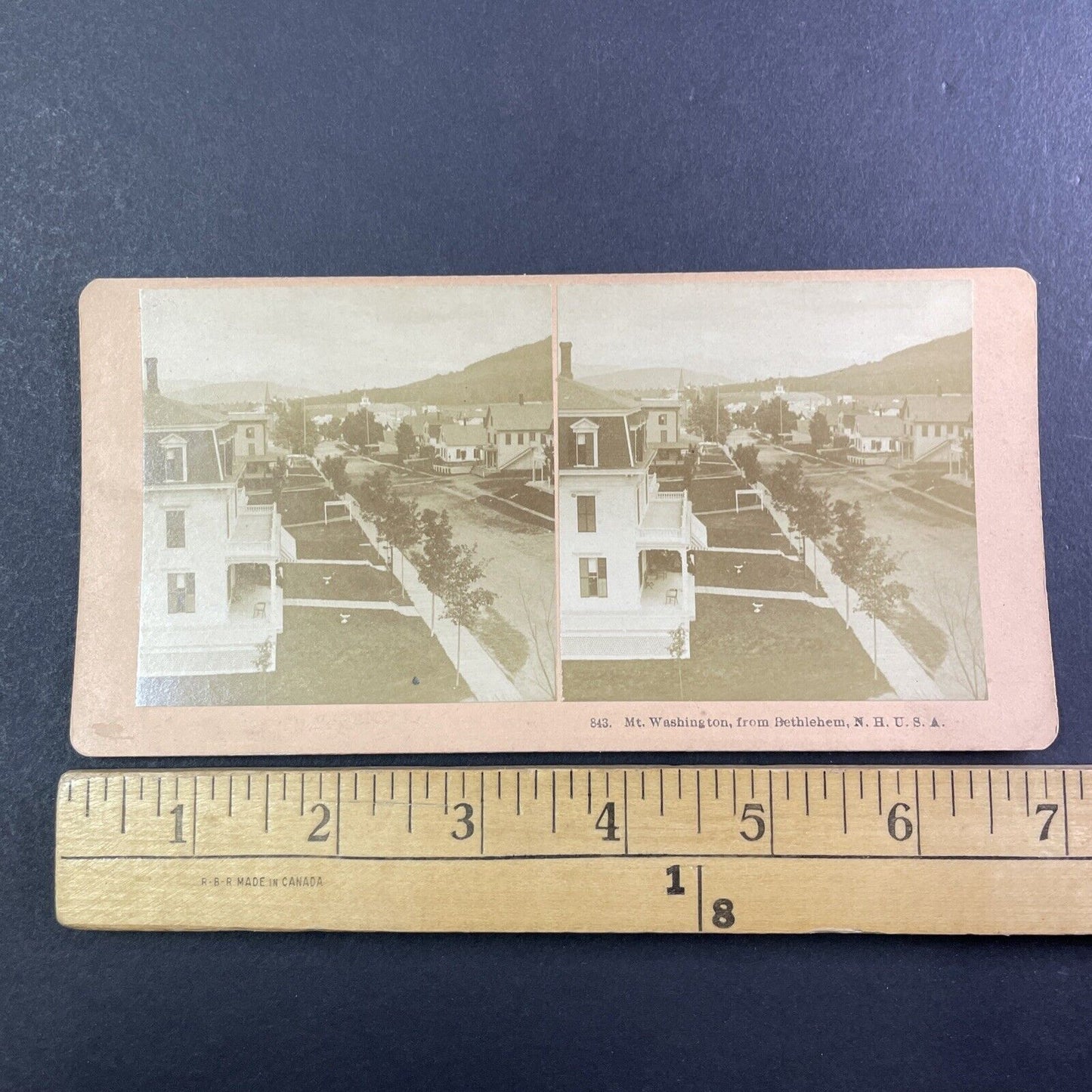 Bethlehem New Hampshire Stereoview B.W. Kilburn Antique c1870s Y901