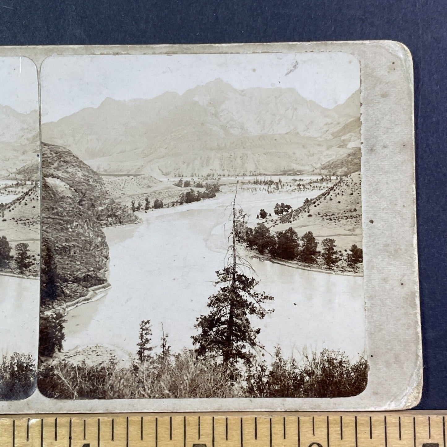 Katun River Valley Altai Russia Stereoview IR Tomashkevich Antique c1896 X2628