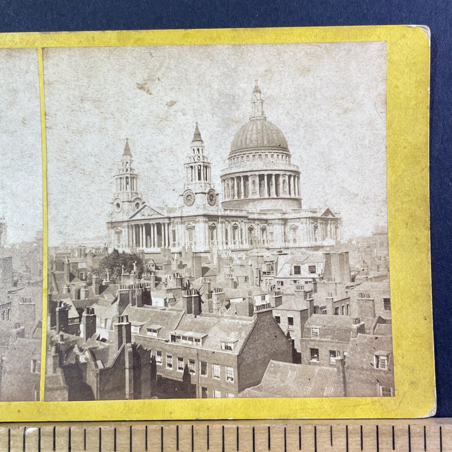 St. Paul's Cathedral London England UK Stereoview Antique c1872 X1911