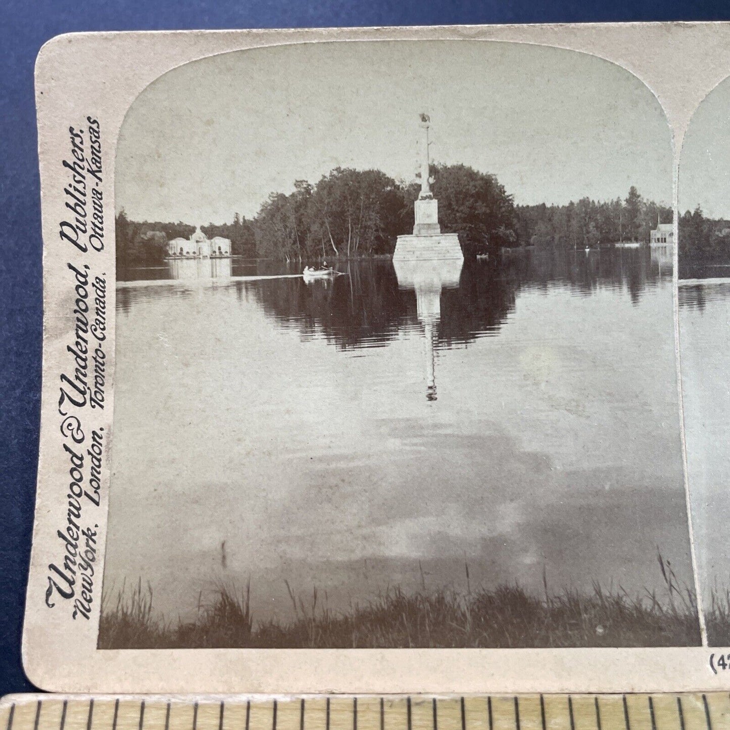 Antique 1890s Tsarskoye Selo Pushkin Russia Stereoview Photo Card P3903