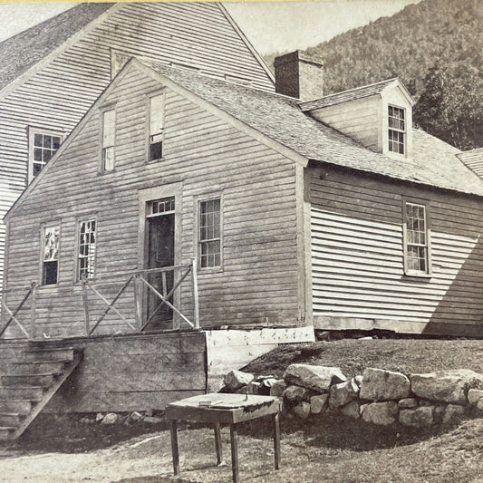 Antique 1870s The Willey House Crawford Notch NH Stereoview Photo Card V1881