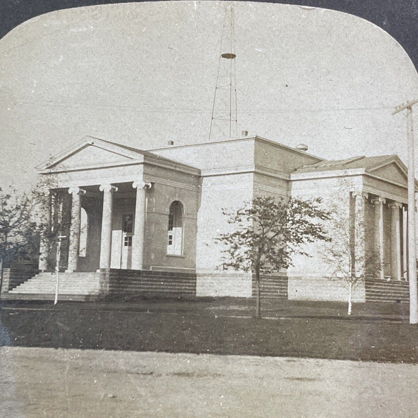 Toronto Graphic Art Building Stereoview Ontario Canada Antique c1901 Y2780