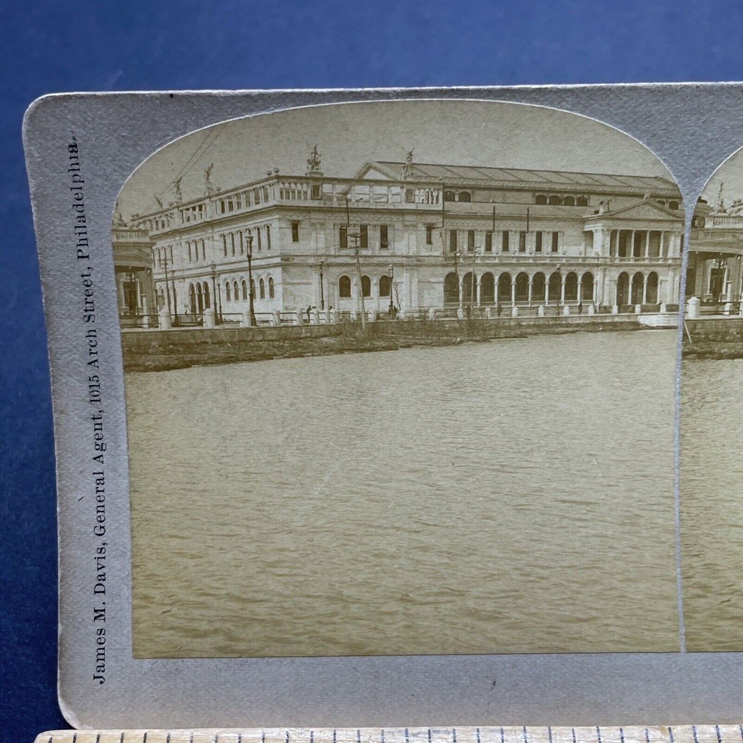 Antique 1883 Columbian Exposition Chicago Illinois Stereoview Photo Card P1846