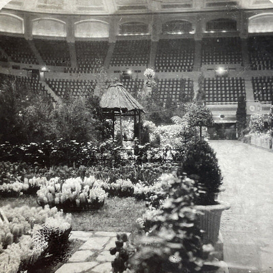 Antique 1870s Inside Madison Square Garden NYC Stereoview Photo Card P856-10